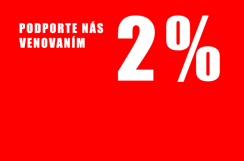 Ďakujeme za Va&scaron;e 2%