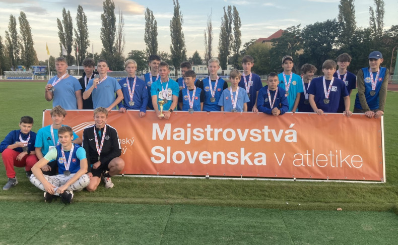 Starší žiaci sú strieborní na Majstrovstvách Slovenska družstiev